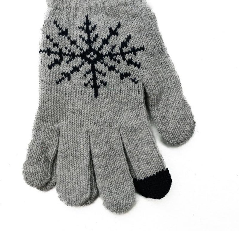 Daiso Touch Gloves-0502 Light Grey - Image 3
